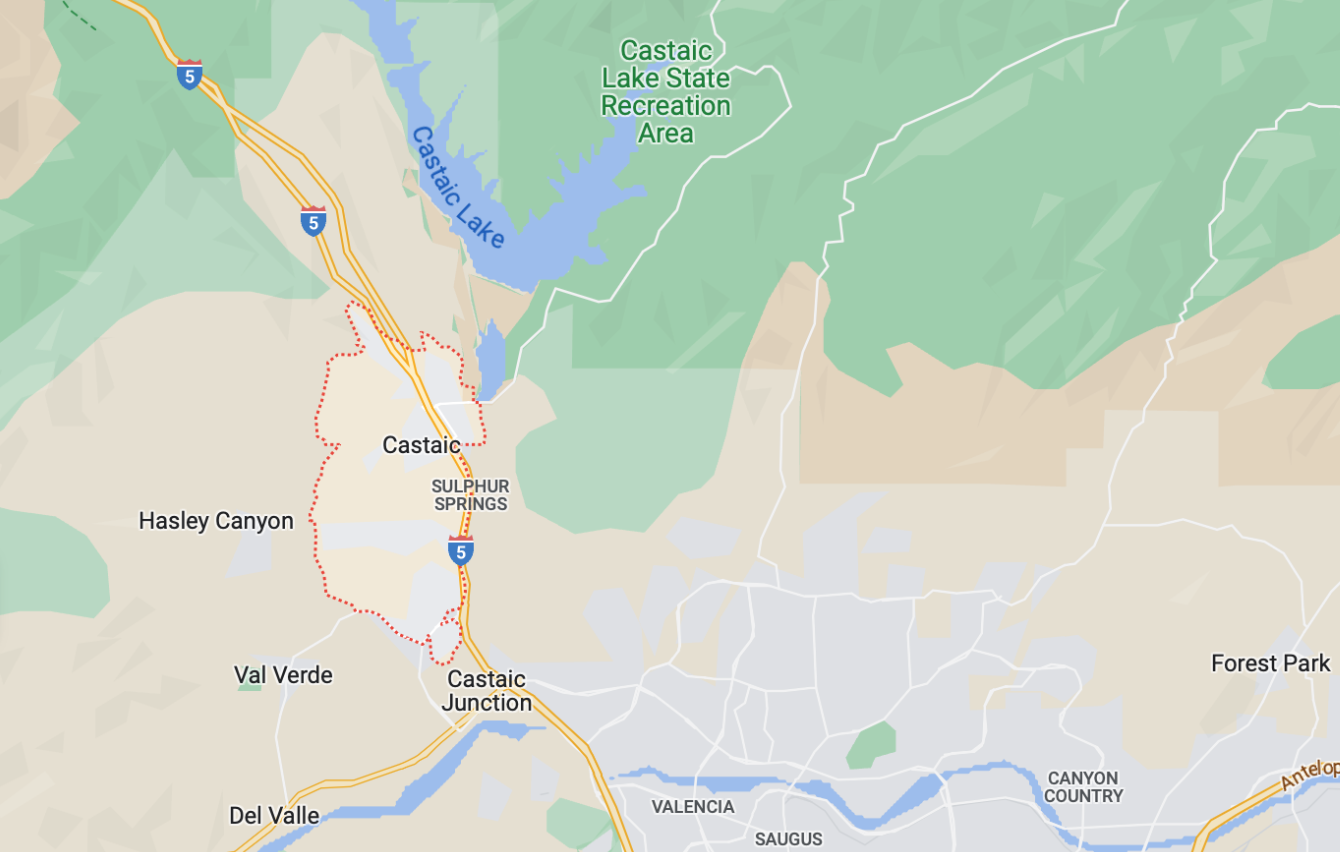 Castaic, Castic Junction, Santa Clarita Map